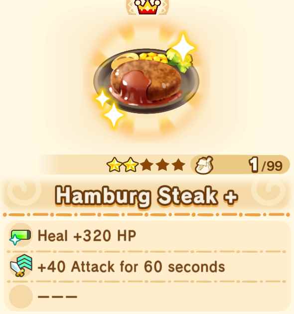 Hamburg Steak + x99