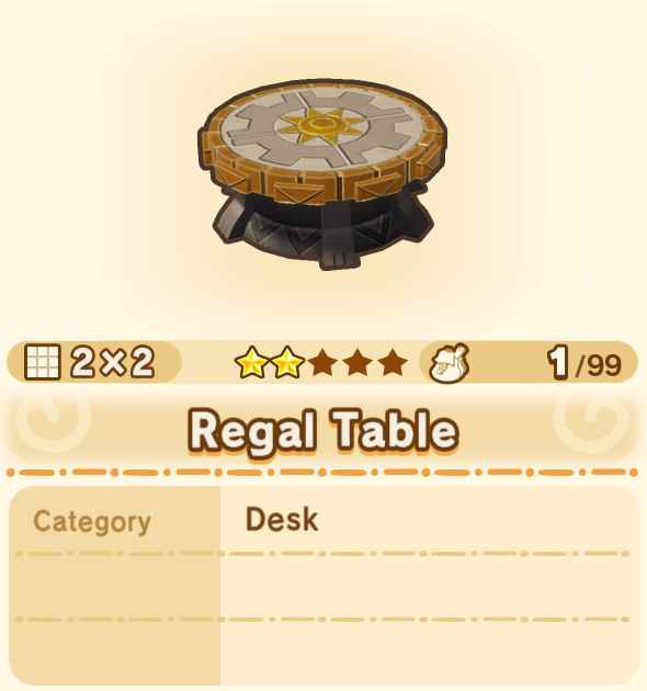 Regal Table
