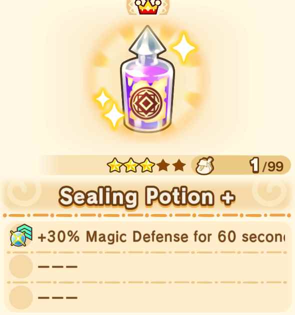 Sealing Potion + x99