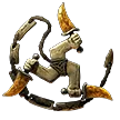 Valako's Roar Topaz Charm