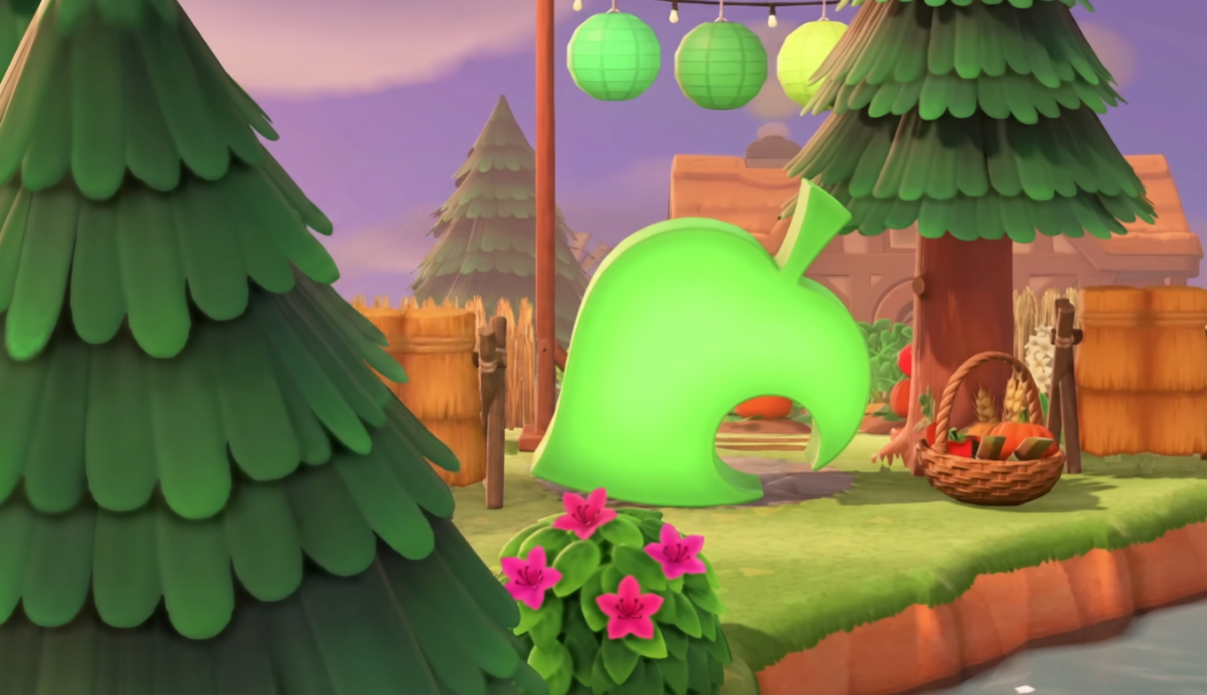 ACNH 3.0.2 Update 25th Anniversary Items - Leaf Statue