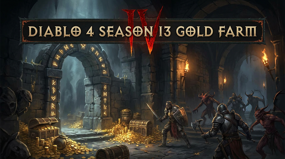 DIABLO 4 SEASON 13 GOLD FARM
