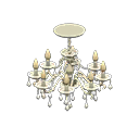 Chandelier|White