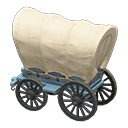 Covered wagon|Blue