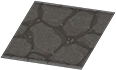 Dark stones rug