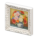 Fancy frame|Still life Art genre White