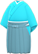 Sky blue samurai hakama