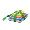 Strapped books|Green