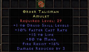 oRder Talisman[ID:17144859596]