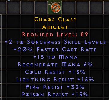 Chaos Clasp[ID:17171828888]