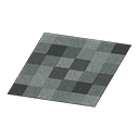 Black Blocks Rug