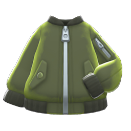 Bomber-style Jacket Avocado