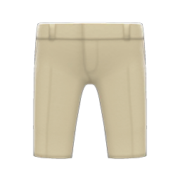 Cropped Pants Beige