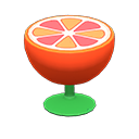 Orange End Table Blood orange