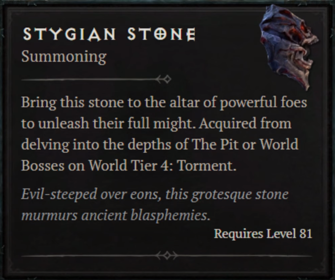 D4 Stygian Stone