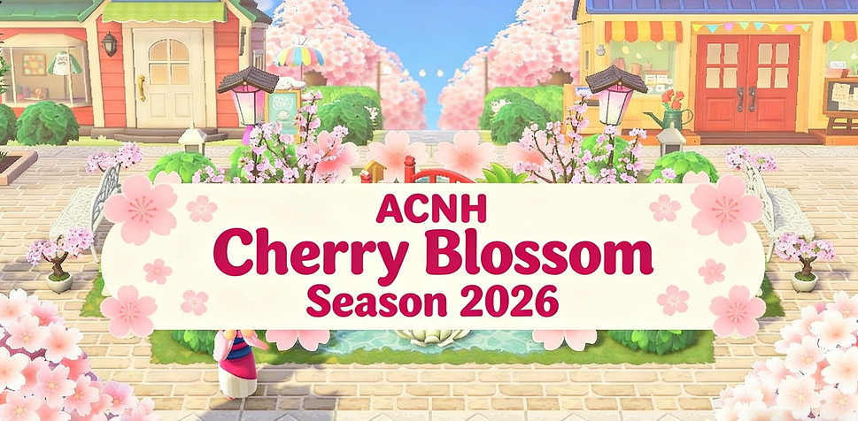 acnh cherry blossom season 2026